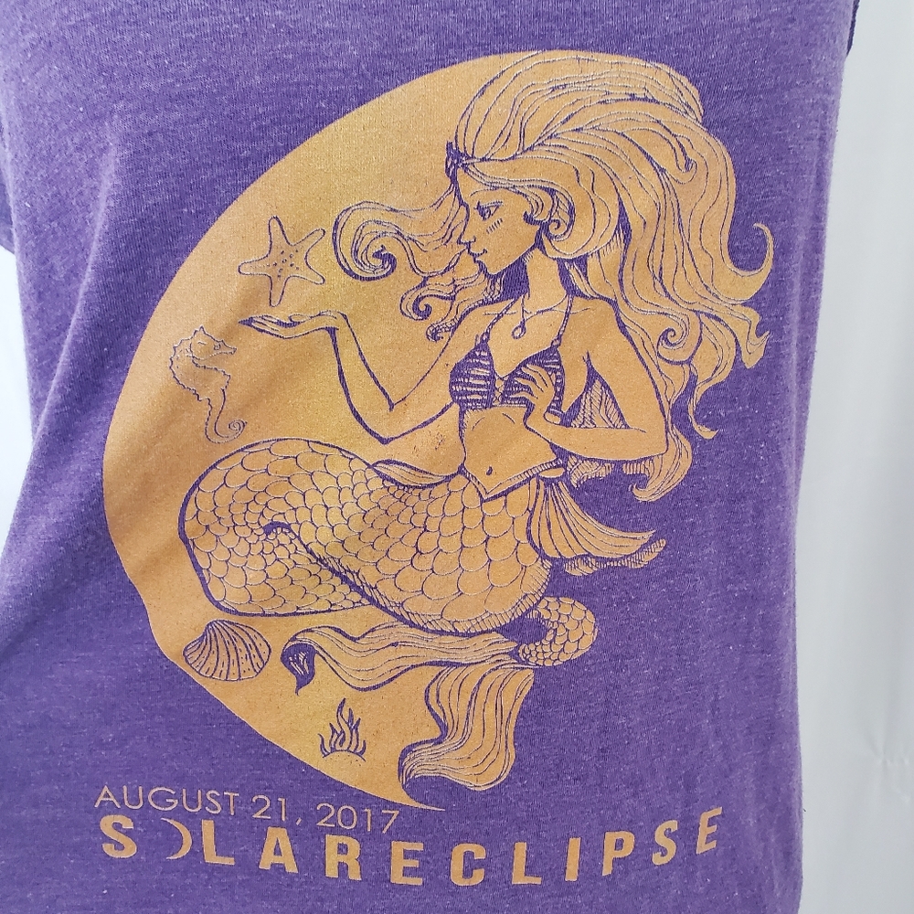 Mermaidcore Next Level Solar Eclipse tank top